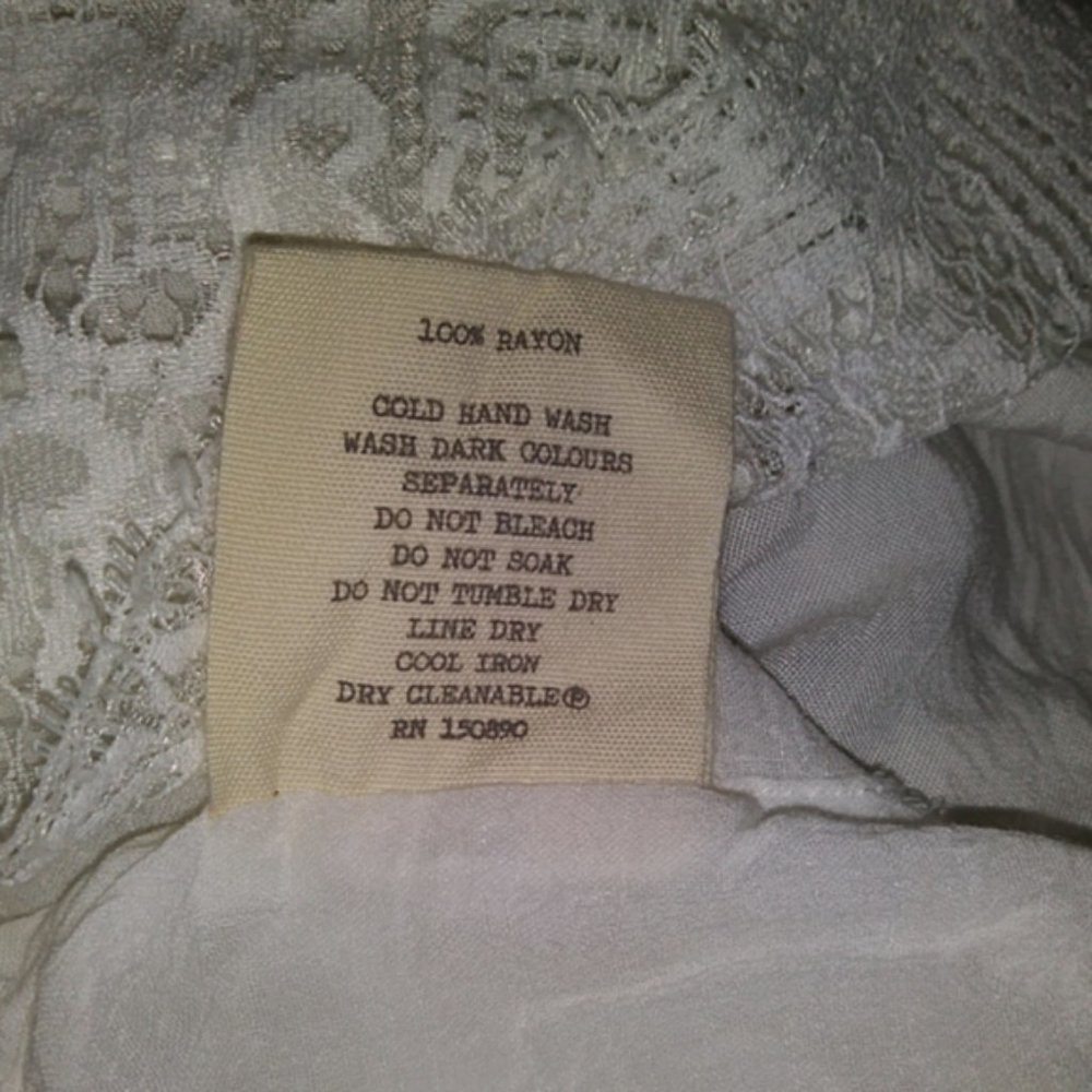Peaches Sun Dress white lace mini spell designs S - Picture 6 of 9